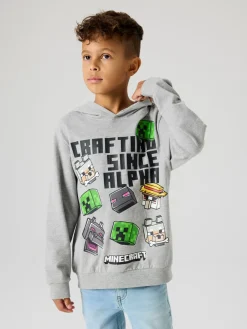 Name It Jet Minecraft Sweatshirt, , 134-140 cm-Børn Strik & Sweatshirts