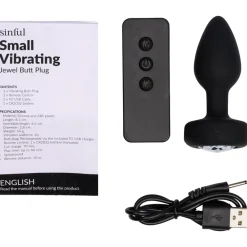 Sale Jewel Vibrerende Small Butt Plug Sexlegetøj