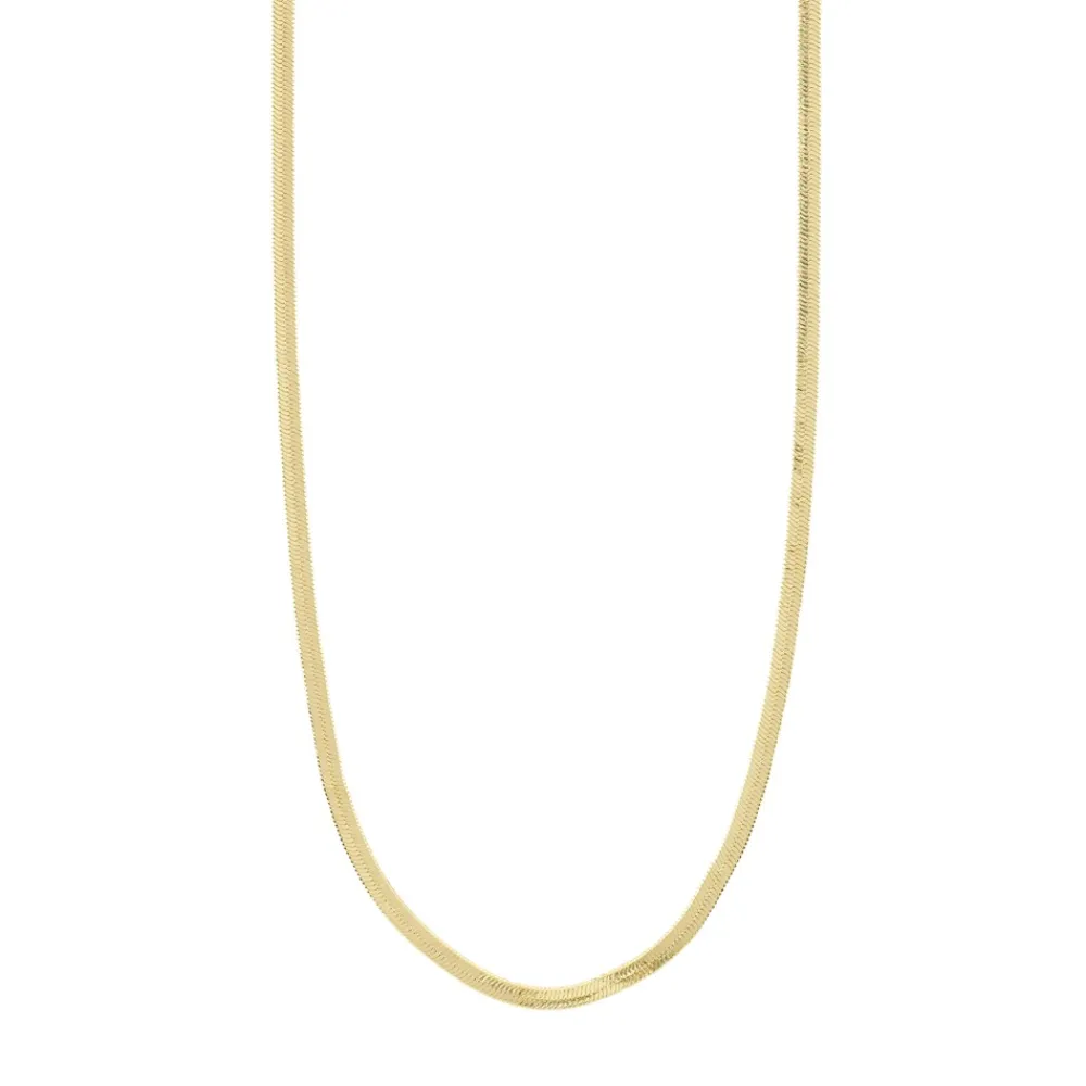 Clearance Joanna Flat Snake Chain Halskæde, , 40 cm Dame Halskæder