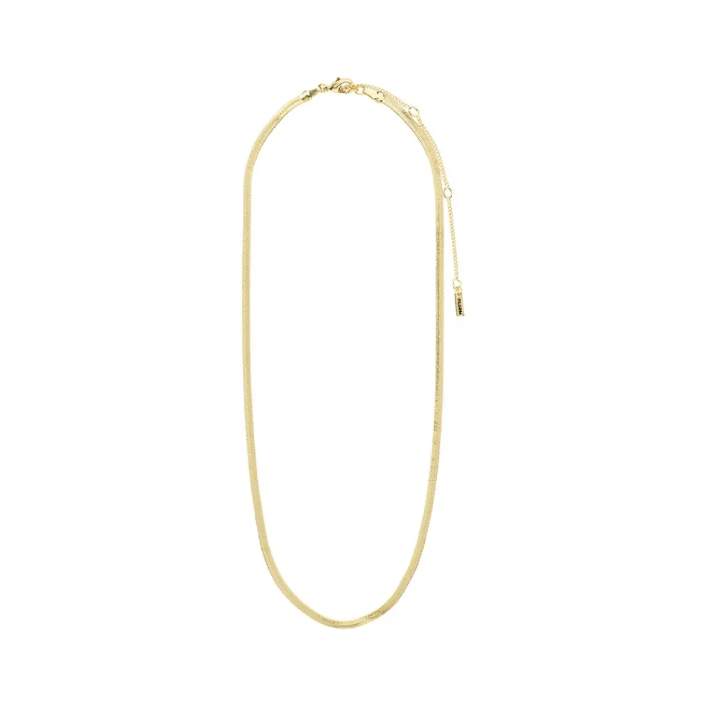 Clearance Joanna Flat Snake Chain Halskæde, , 40 cm Dame Halskæder