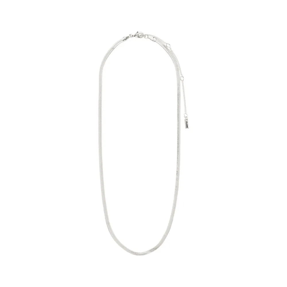 Best Joanna Flat Snake Chain Halskæde, , 40 cm Dame Halskæder