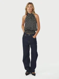 New Jos Dot Top, , 38 Dame T-Shirts & Toppe