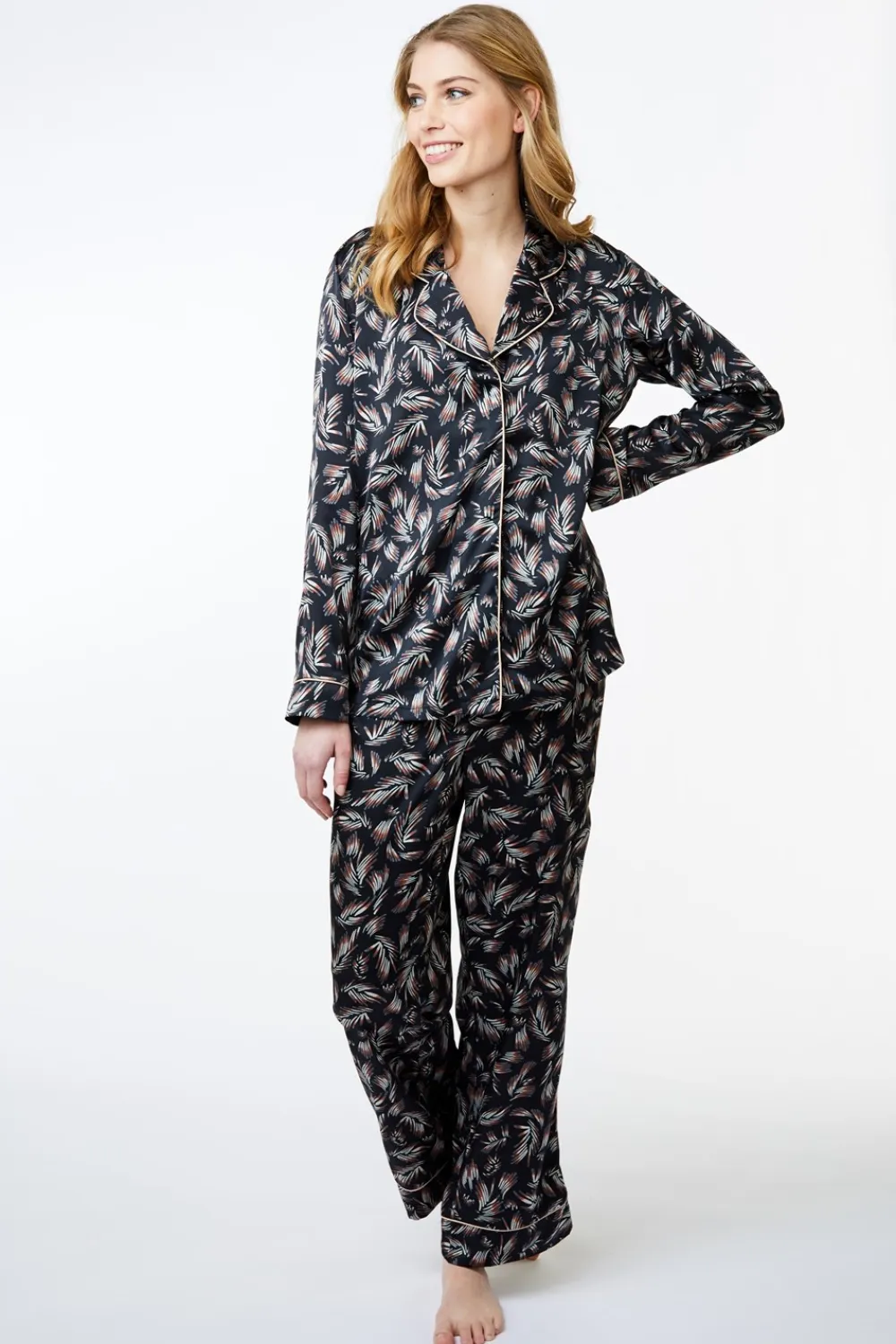 CCDK Josephine Pyjamasskjorte, , S-Dame Loungewear