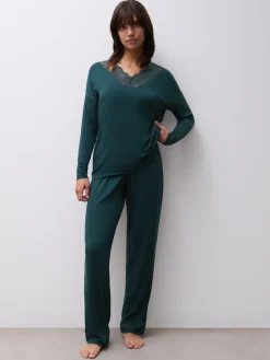Femilet Josie Langærmet Bluse, , 42-Dame Loungewear
