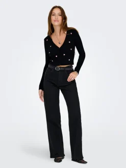 ONLY Juicy Højtaljede Jeans, , W29/L32-Dame Jeans
