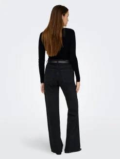 ONLY Juicy Højtaljede Jeans, , W29/L32-Dame Jeans