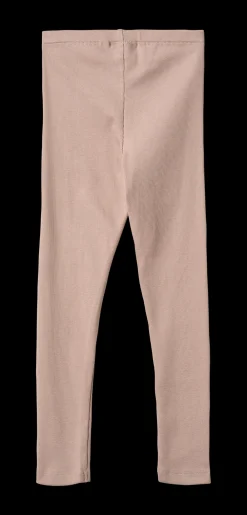 Wheat Jules Jersey Rib Leggings, , 128 cm-Børn Bukser & Leggings