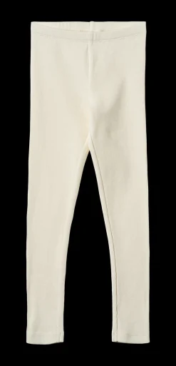 Wheat Jules Jersey Rib Leggings, , 116 cm-Børn Bukser & Leggings