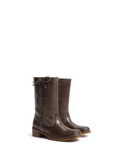 Dico Copenhagen Julia Gaucho Laces Støvler, , 39-Dame Støvler
