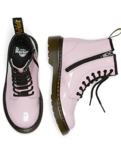 Dr. Martens Junior Patent Leather Ankle Støvle, , 33-Børn Støvler