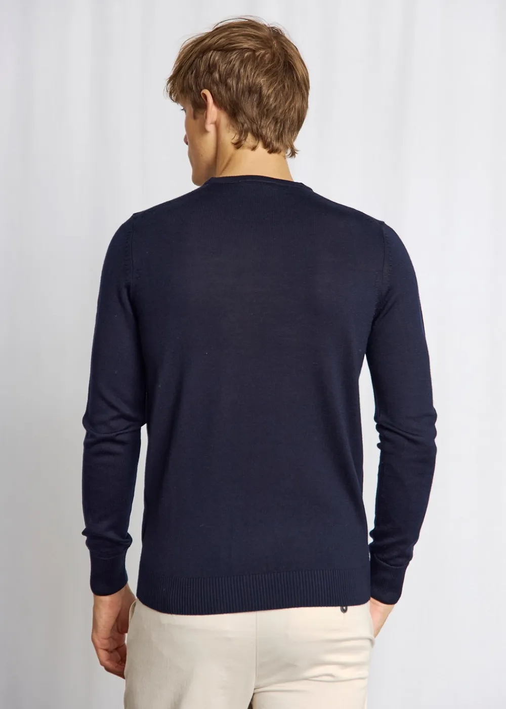 Bruun & Stengade Jupiter Regular Fit Striktrøje, , L- Strik