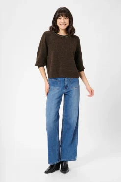 Kaffe KAmeridith Striktrøje, , XL-Dame Strik & Sweatshirts