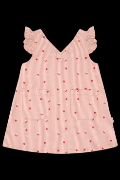 Hust & Claire Karoline Stripes Kjole, , 128 cm-Børn Kjoler