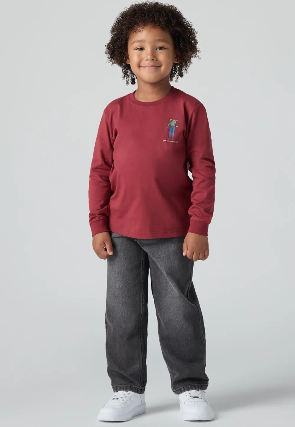 Hot Kids Stay Loose Taper Jeans, , 8 år Børn Jeans