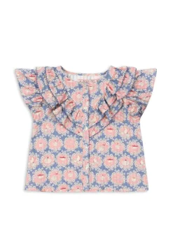 Sale Kim Flæse Bluse, , 122-128 cm Børn Bluser