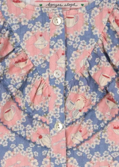 Sale Kim Flæse Bluse, , 122-128 cm Børn Bluser