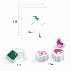 Best Kreative Stempler, Blomster Piger Børn Kreativ Leg