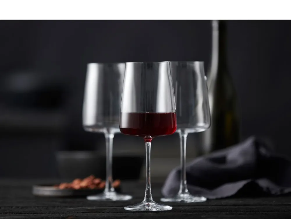 Lyngby Glas Krystal Zero 4-pak Rødvinsglas, , 54 cl- Glas