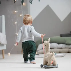 Hot Lalee 2-I-1 Trækdyr, Sand Børn Babylegetøj