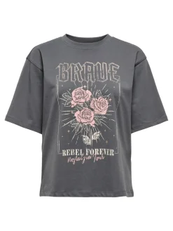 Online Lana Print T-shirt, , L Dame T-Shirts & Toppe