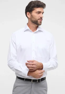 Eterna Langærmet Comfort Fit Skjorte, , 44- Skjorter