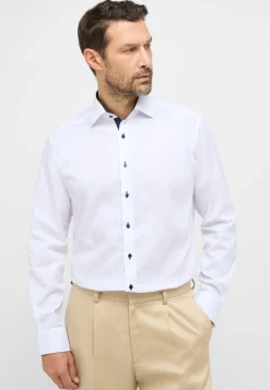 Eterna Langærmet Modern Fit Skjorte, , 44- Skjorter