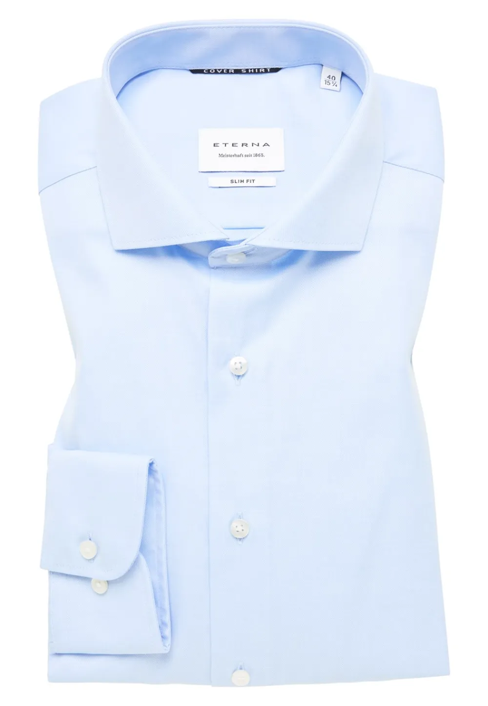 Eterna Langærmet Slim Fit Skjorte, , 41- Skjorter