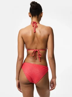Pieces Laomi Lurex Bikinitop, , S-Dame Badetøj