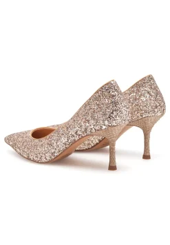 Woden Laura Glitter Højhælede Sko, , 38-Dame Højhælede Sko