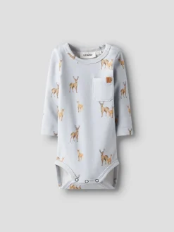 Lil' Atelier Layo Geo Slim Body, , 74 cm-Børn Bodies & Heldragter