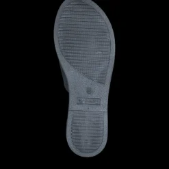 Tamaris Leather Slippers, , 37-Dame Sandaler