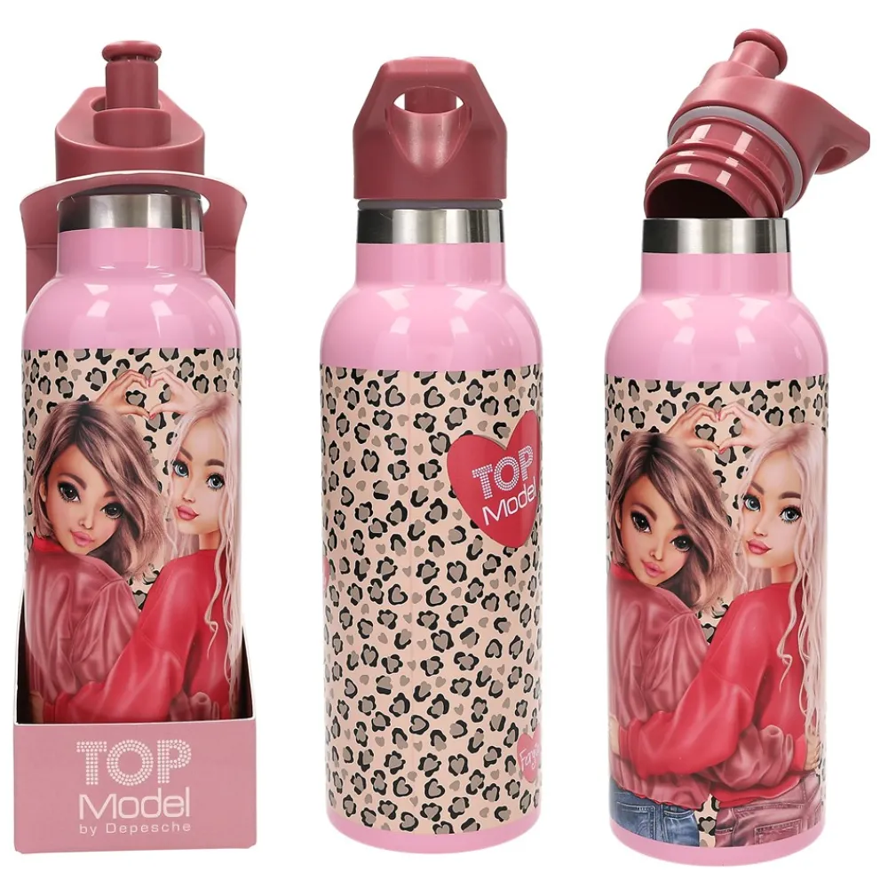 Topmodel Leo Heart Drikkeflaske, , 500 ml-Børn Drikkedunke & Termoflasker|Drikkedunke & Madkasser