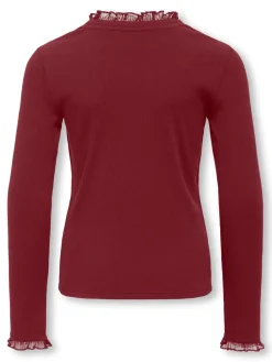 Outlet Leslie Lace Mix Bluse, , 158-164 cm Børn Bluser
