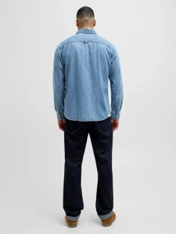 Discount Lesner Denim Skjorte, , XXL Skjorter