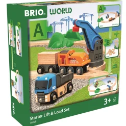 BRIO Løft & Læs Startsæt-Børn Tog, Biler & Skibe