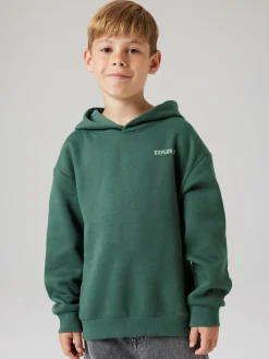Liam Hættetrøje, , 116 cm Børn Strik & Sweatshirts