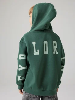 Liam Hættetrøje, , 116 cm Børn Strik & Sweatshirts