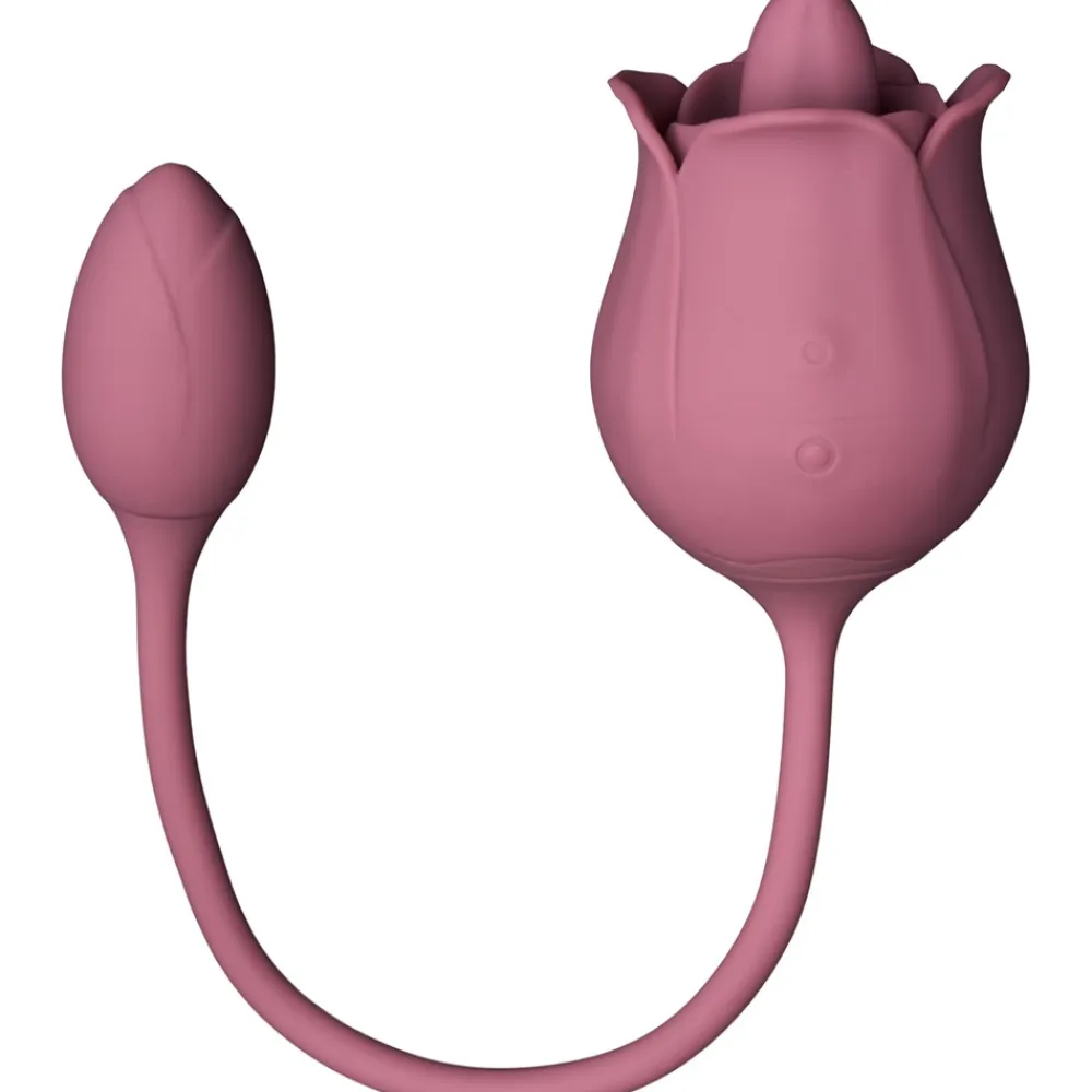Licking Rose og Vibrerende Æg Sexlegetøj