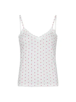 Neo Noir Lindsay Pointelle Heart Top, , 38-Dame T-Shirts & Toppe