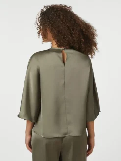 Neo Noir Liora Heavy Sateen Bluse, , 36-Dame Bluser & Skjorter