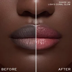 Lancôme Lip Idôle Squalane-12 Butterglow Glowy Color Balm, 30 Lisa's Coral Glow- Læber