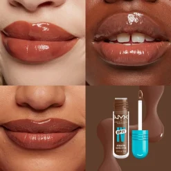 NYX Professional Makeup Lip I.V. Hydrating Gloss Stain Lipgloss,- Læber