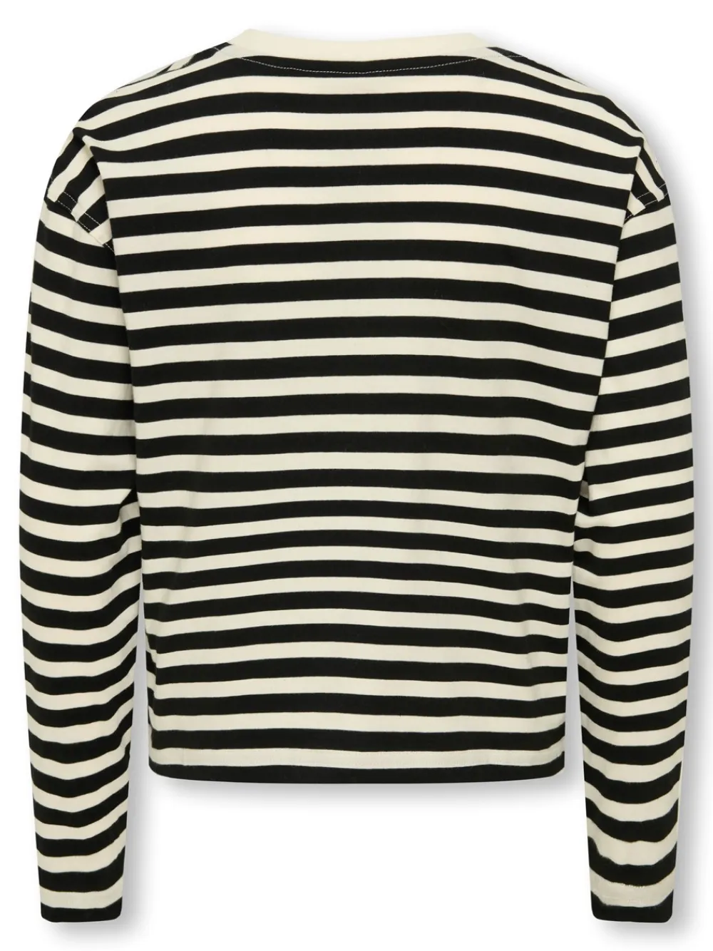 KIDS ONLY Livina O-Neck Stripe Bluse, , 122-128 cm-Børn Bluser