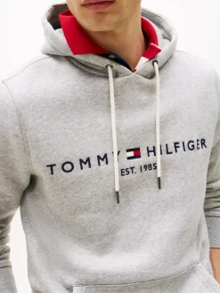 Tommy Hilfiger Logo Flex Hættetrøje, , XXL- Sweatshirts & Trøjer