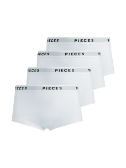 Pieces Logo Lady 4-pak Trusser, , XL-Dame Lingeri