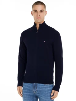 Tommy Hilfiger Logo Striktrøje, , 3XL- Strik