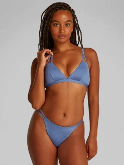 Outlet Longline Triangle Bikinitop, , L Dame Badetøj