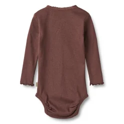 Wheat Lotta Rib Body, , 68 cm-Børn Bodies & Heldragter