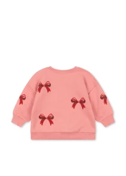 Sale Lou Bow Sweatshirt, , 86 cm Børn Strik & Sweatshirts