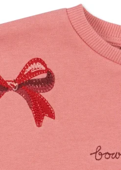 Sale Lou Bow Sweatshirt, , 86 cm Børn Strik & Sweatshirts